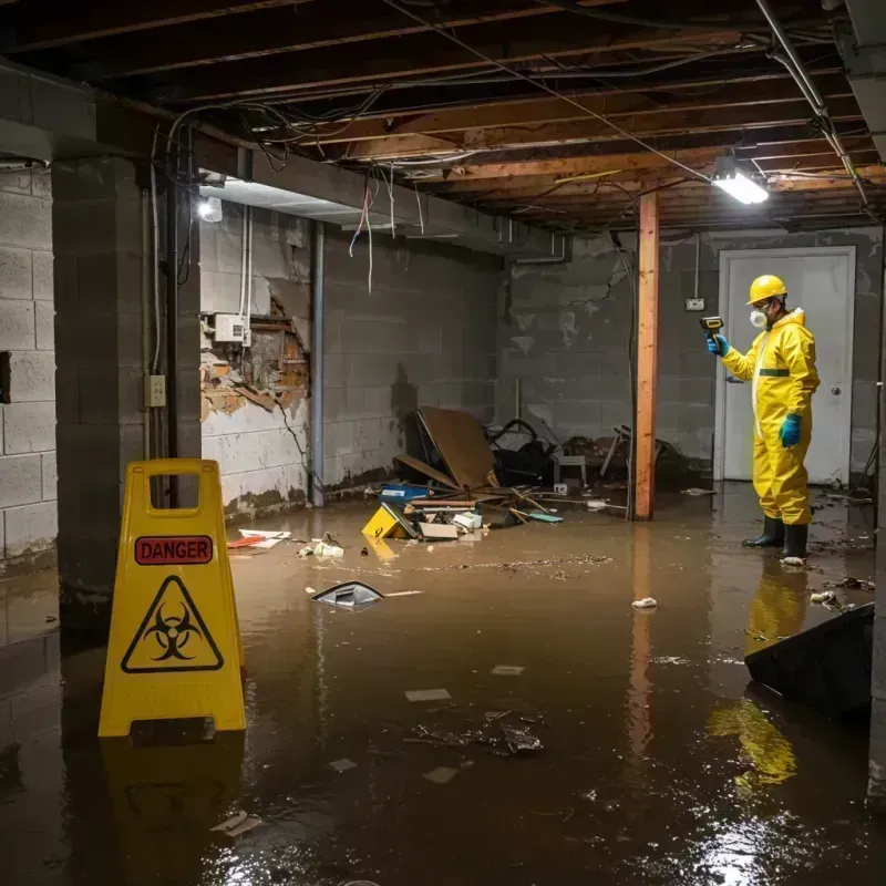 Flooded Basement Electrical Hazard in Henrico County, VA Property